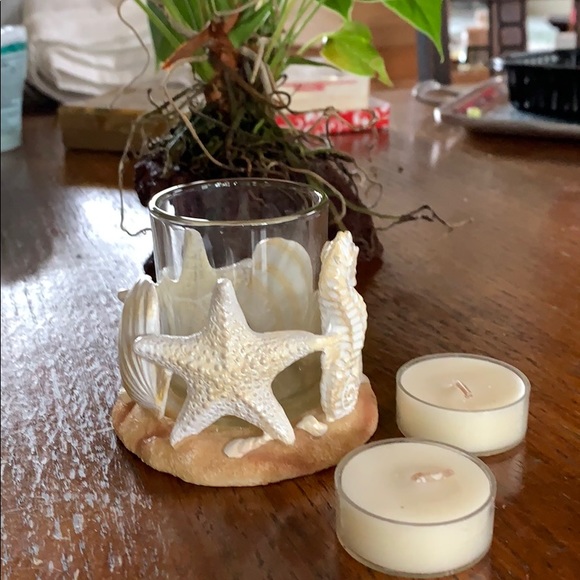 Other - Sea Shell Votive Candle Holder